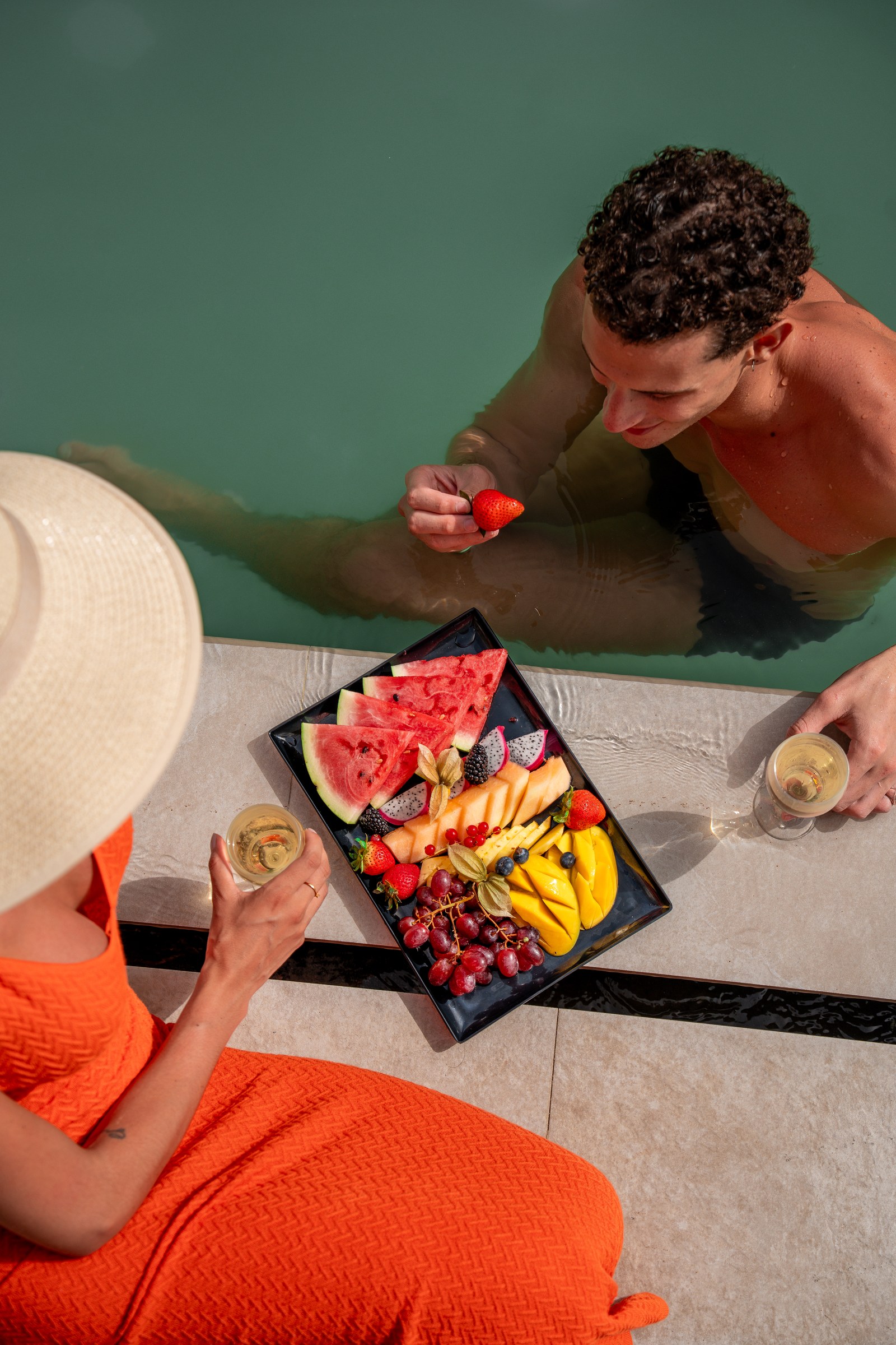 Lumi Beach poolside detail